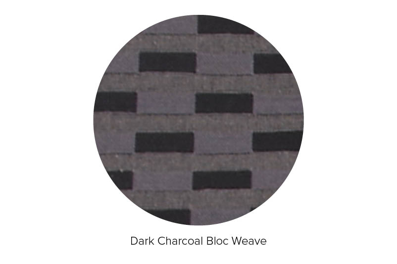 Bloc Weave Dark Charcoal Seater Ky