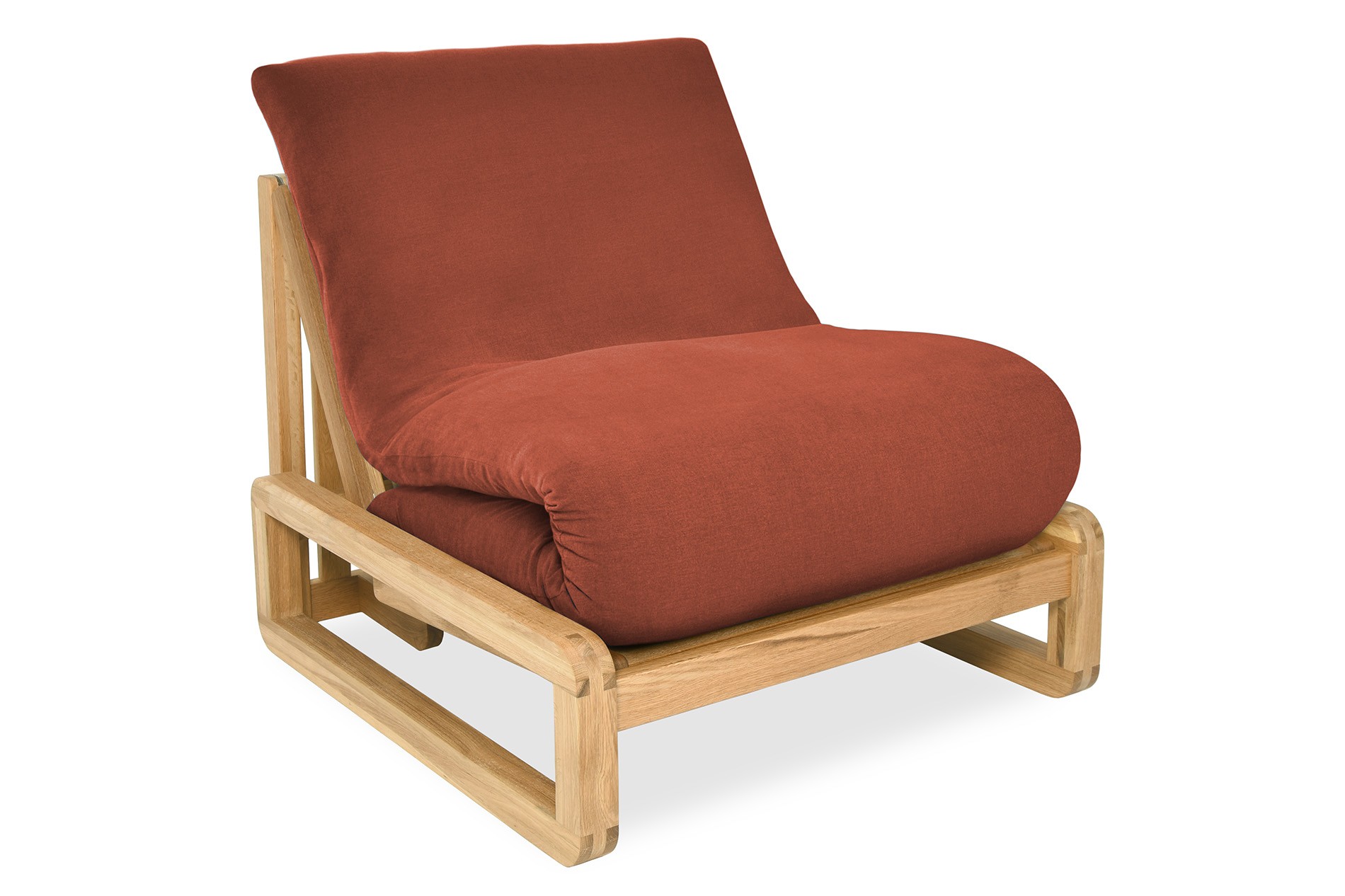 Oak Loop Single Handloom Terracotta