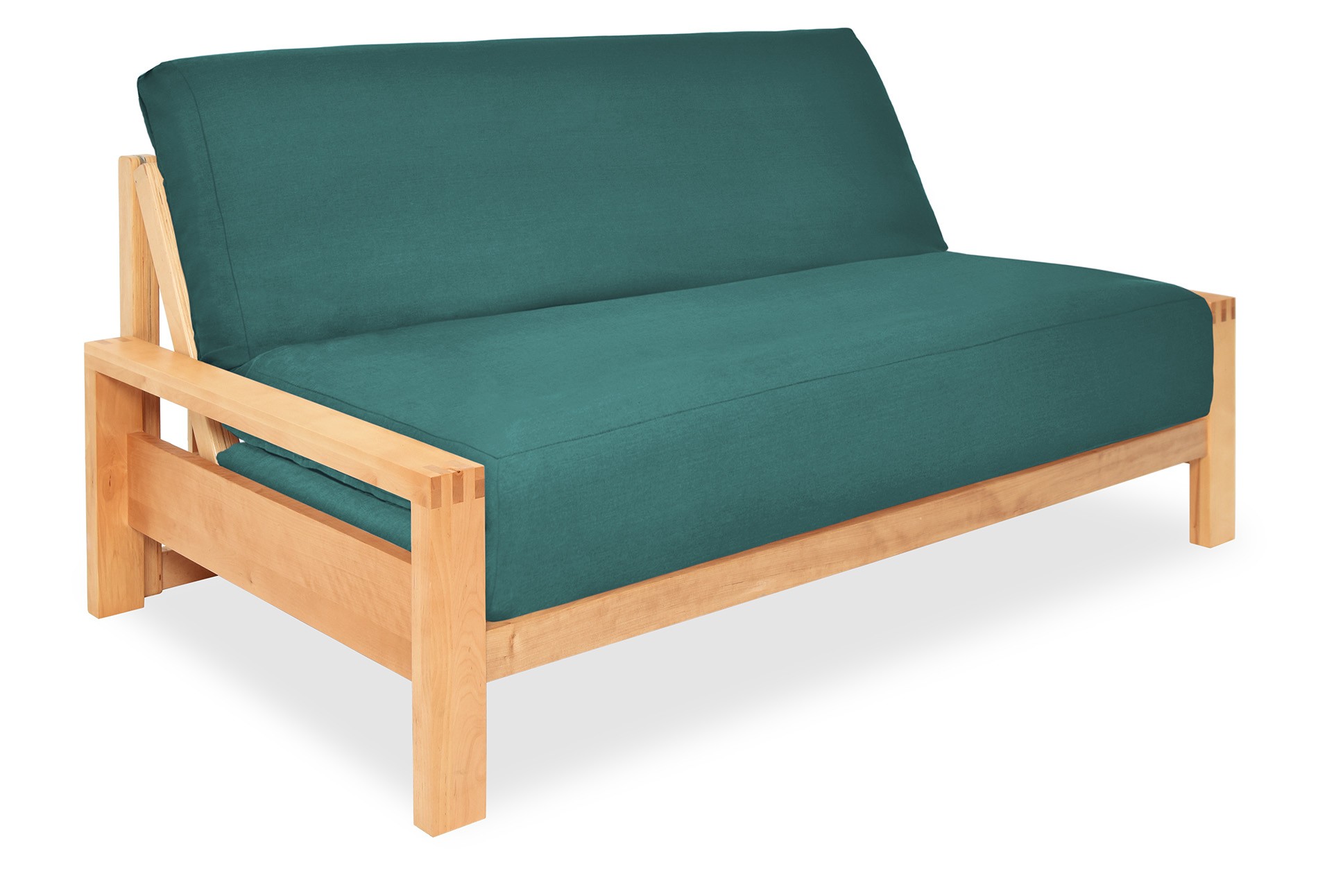 Birch Quad Seater Ultimate Futon Handloom Teal Gti Ti