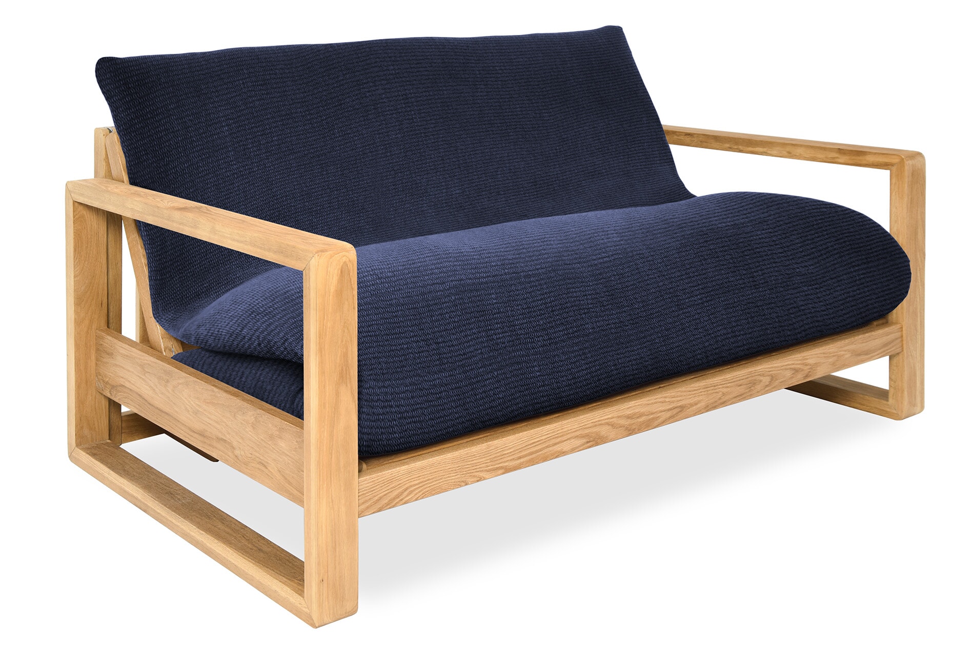 Oak Cuba Seater Aldeburgh Navy Blue