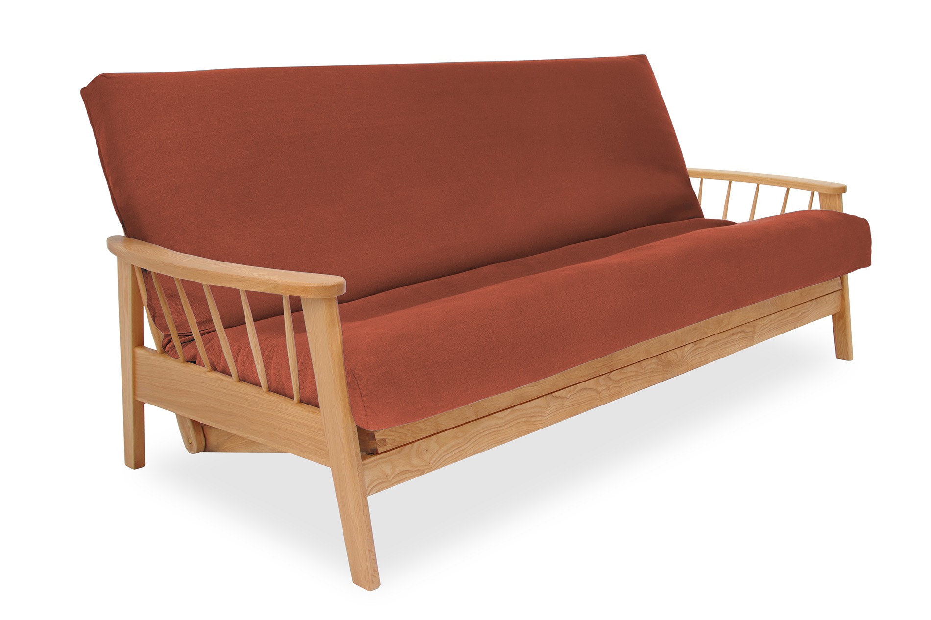 Swift Bifold Sofa Bed Seater Handloom Terracotta