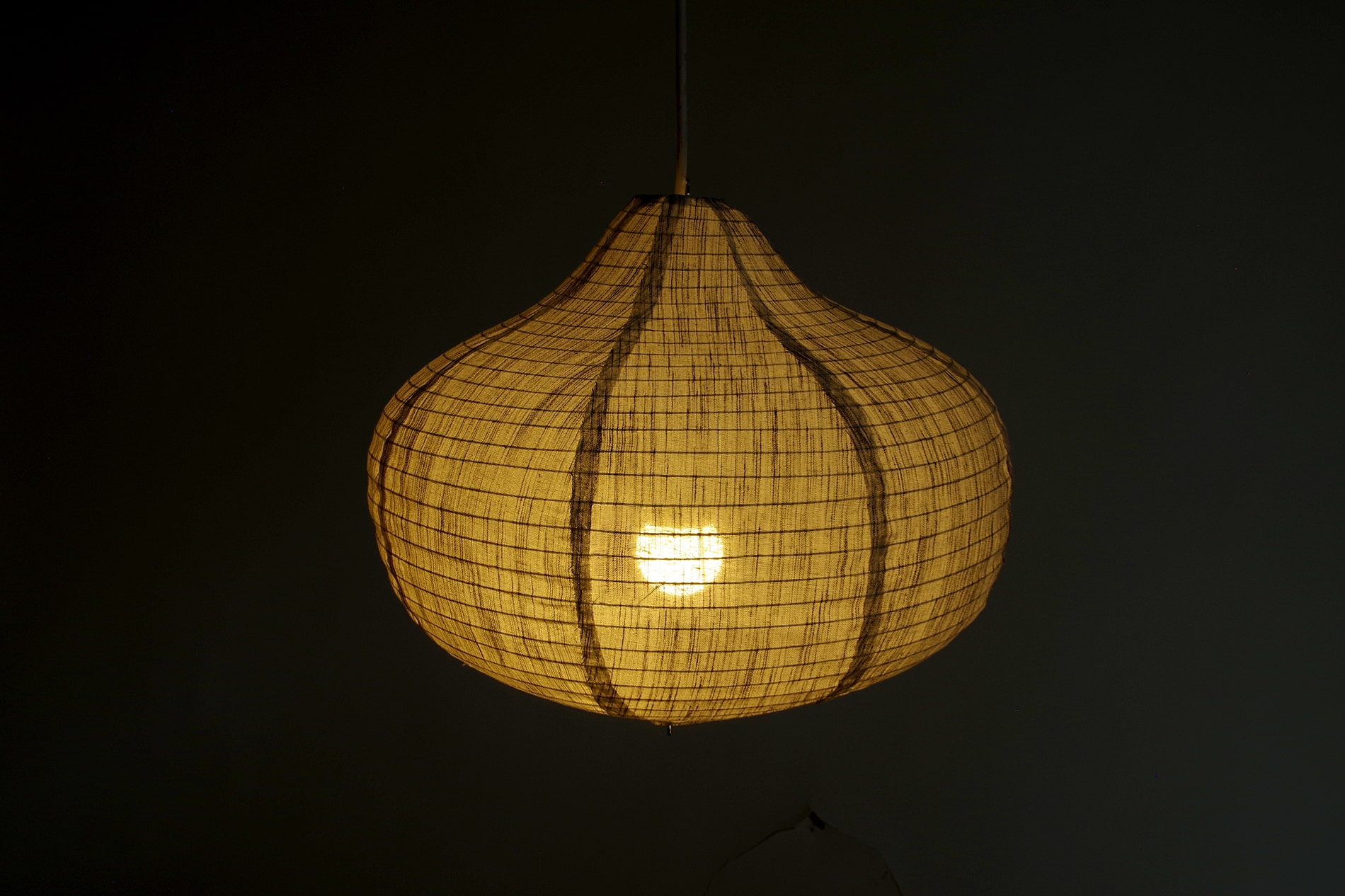 Fabric pendant deals lamp shade