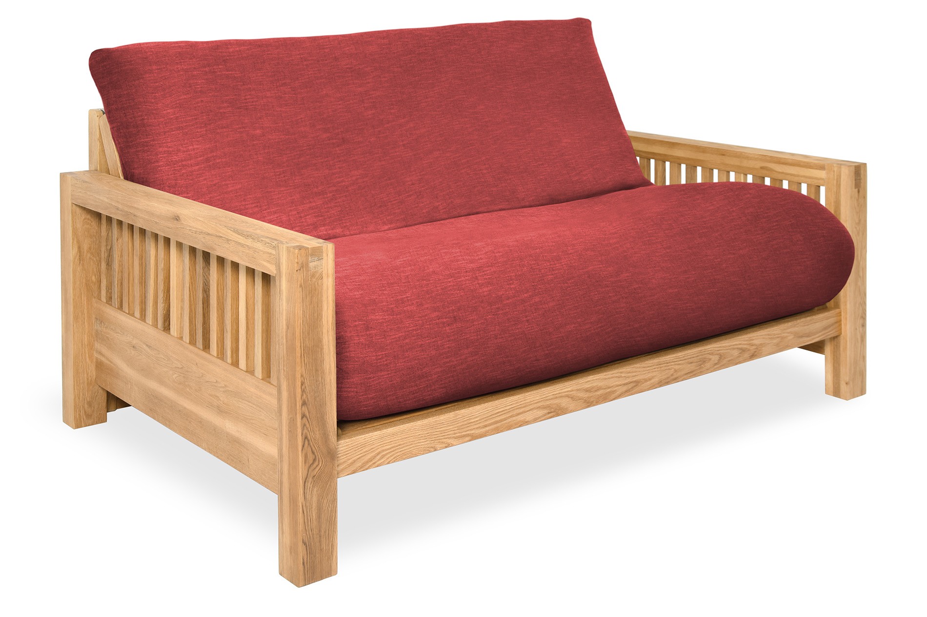 Oak Oke Seater Coast Weave Acer Red