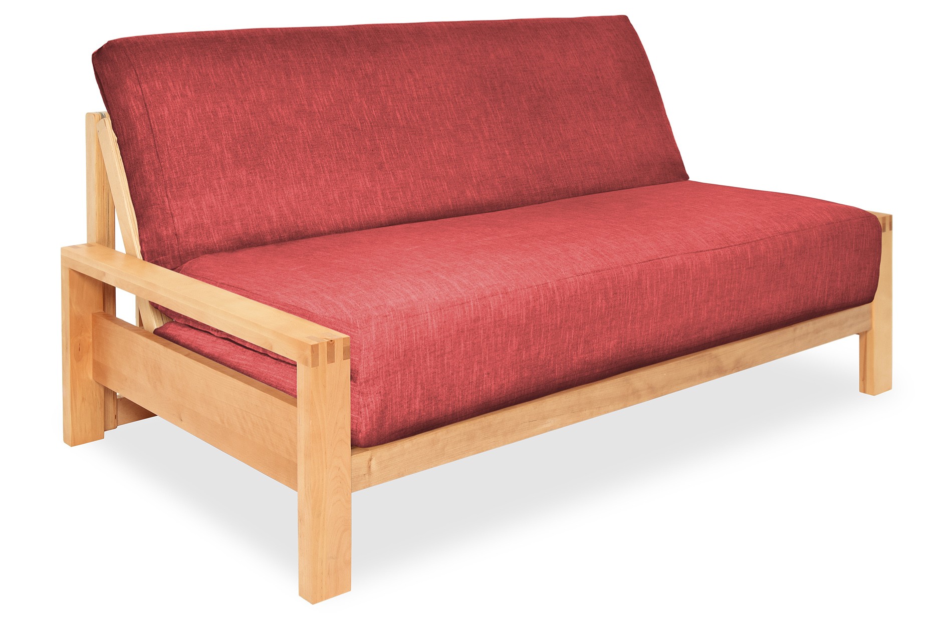 Birch Quad Seater Ultimate Futon Coastweave Acer Red