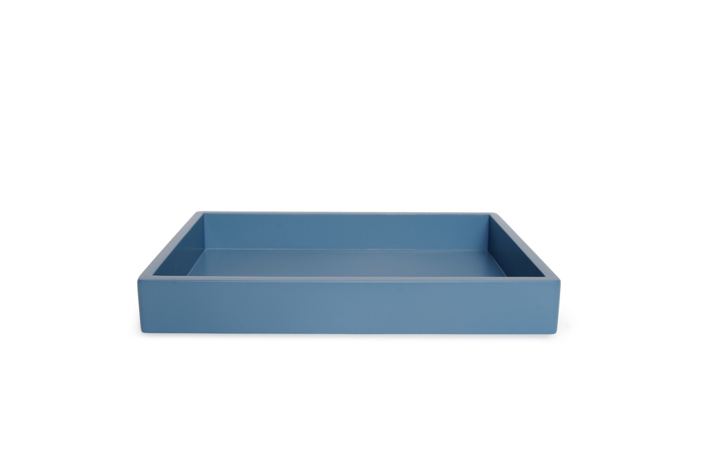 FC Rectangular Mdf Tray Medium Blue Ay