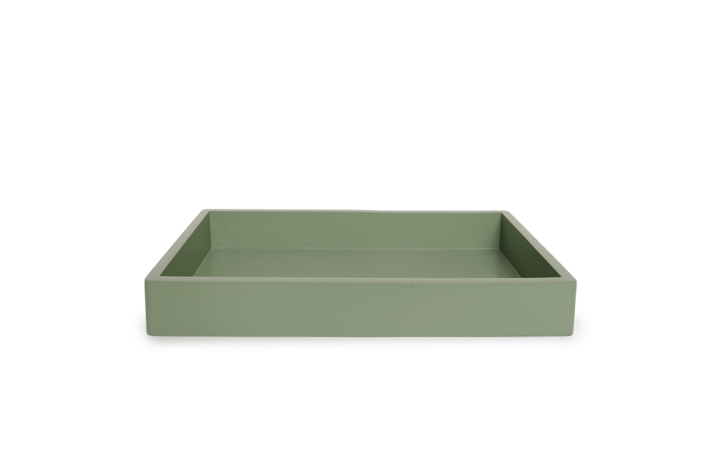 FC Rectangular Mdf Tray Medium Green Dmcv Oh