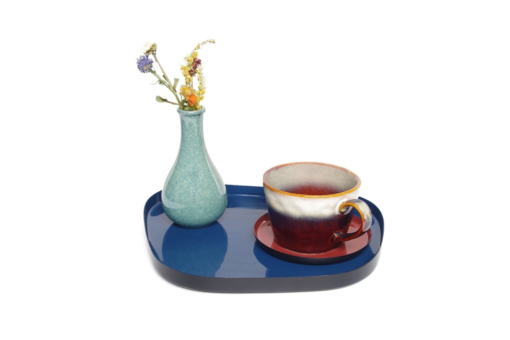 FC Iwa Enamel Tray Deep Blue