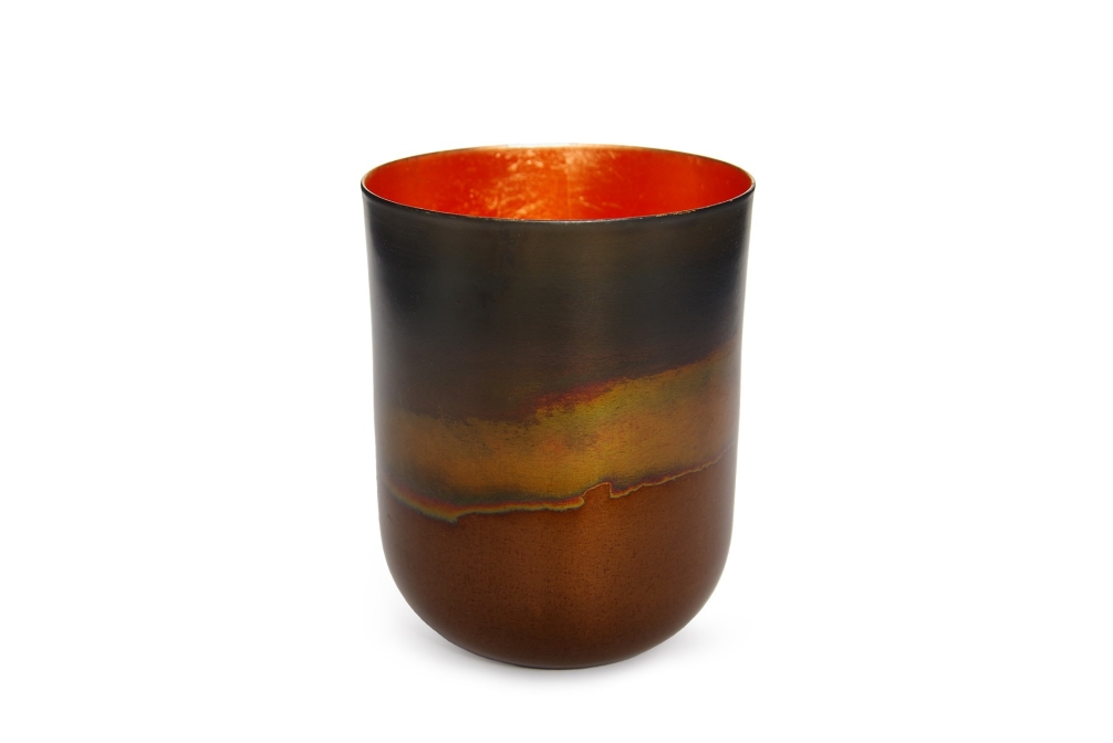 FC Kappu Tea Light Holder Burnt Copper