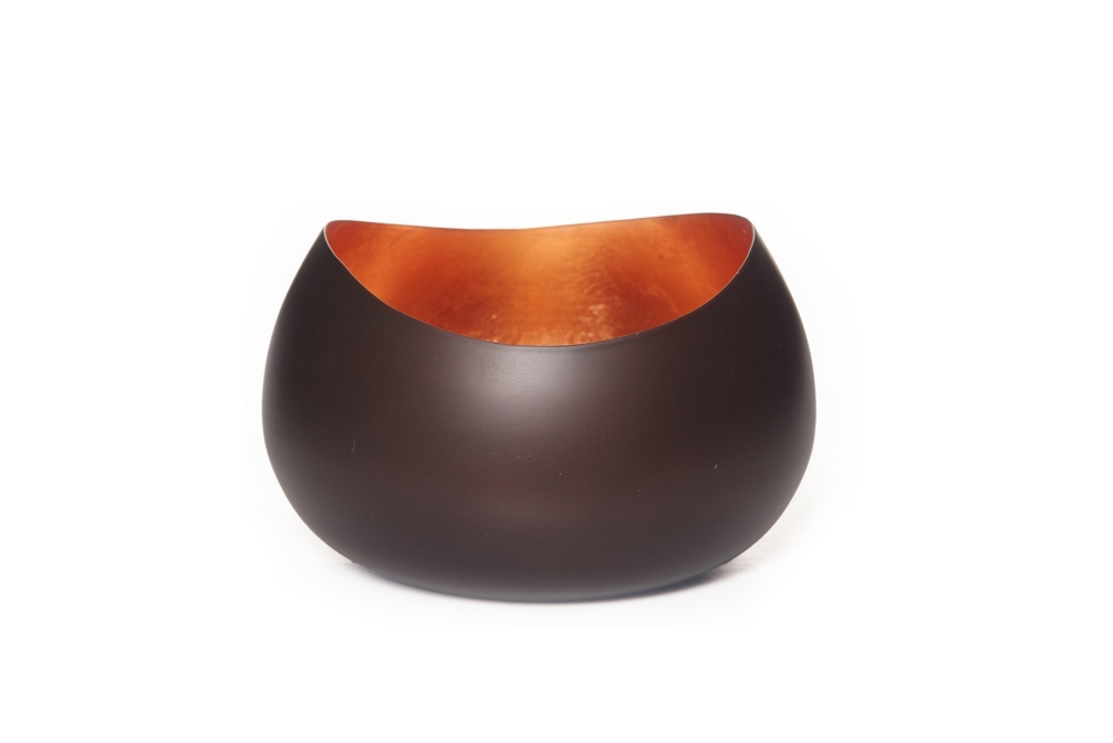 Suropu Metal Tea Light Holder (Antique Copper)