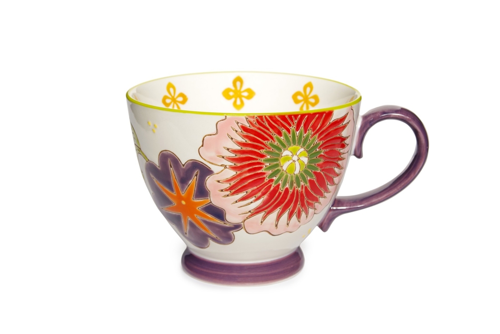 Zinnia Flower Extra Large Tea Mug