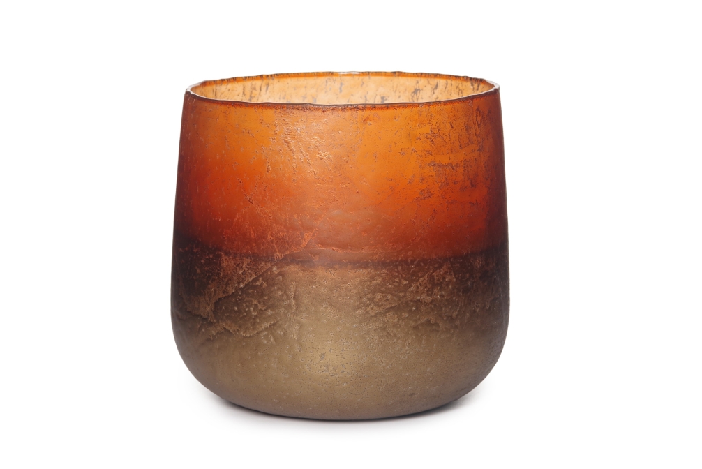 FC Bulnes Glass Pot Amber Smoke