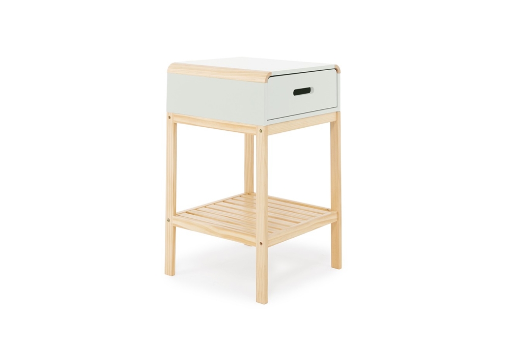 FC Hale Bedside Cabinet White