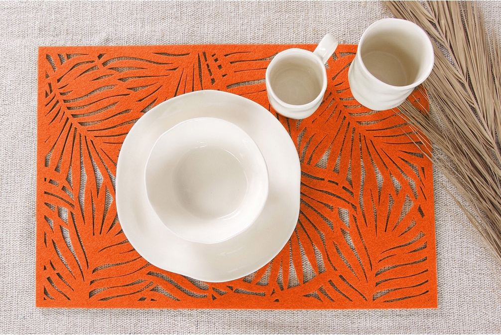 FC Fern Placemats Orange