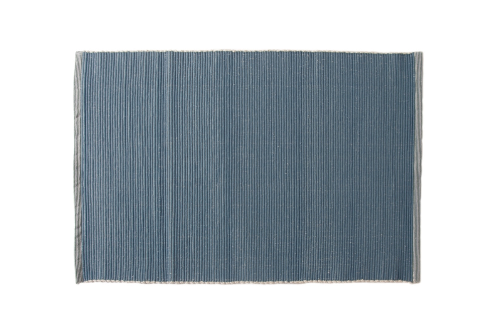 FC Hapur Ribbed Rug Nordic Blue