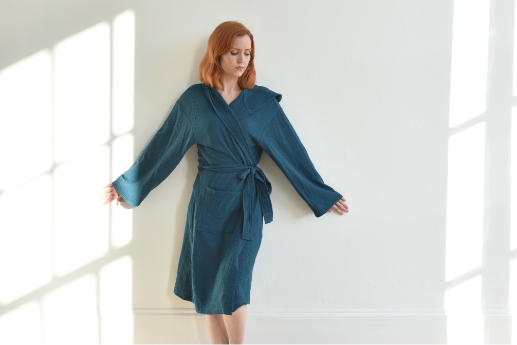 FC Itoko Bathrobe Oslo Blue LS