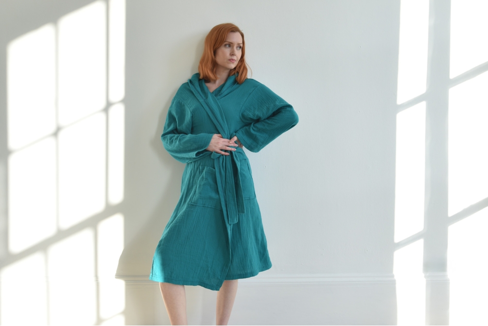 FC Itoko Bathrobe Teal LS Vqw Tc