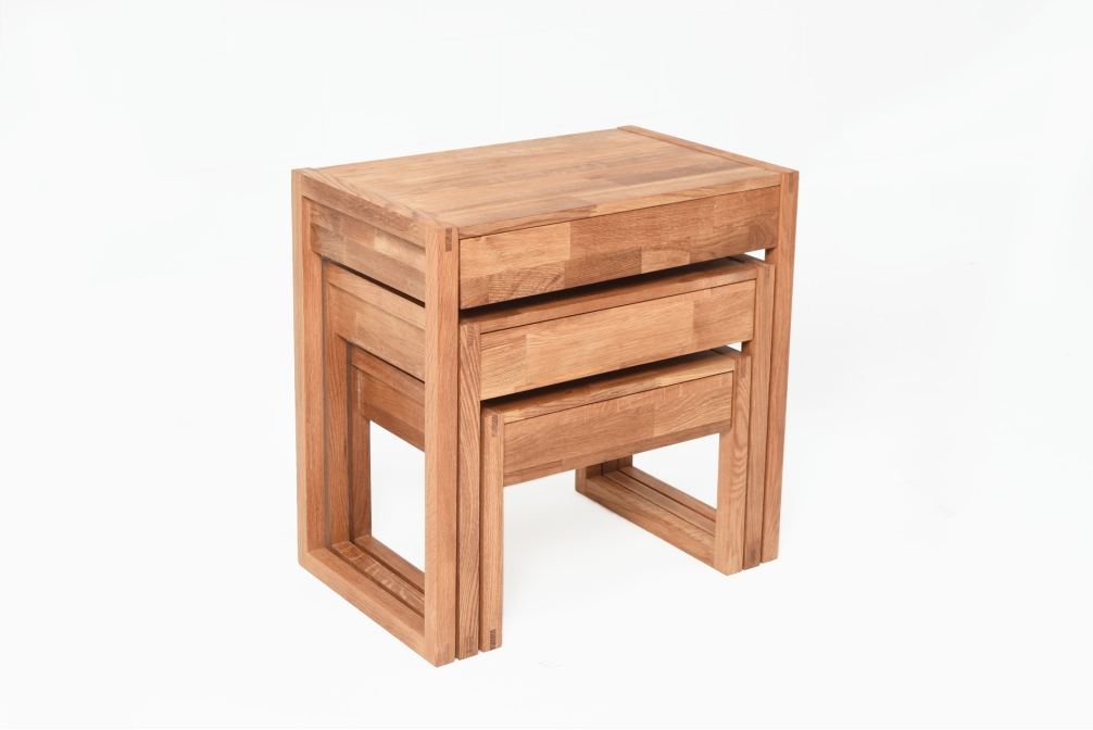 T4 Oak Nest Of Tables