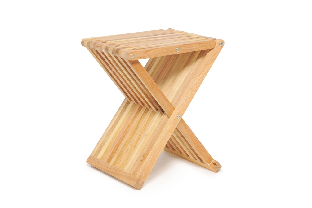 Walnut Folding Stool