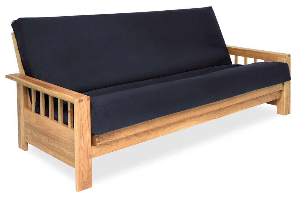 Vienna Oak Seater Handloom Navy Blue