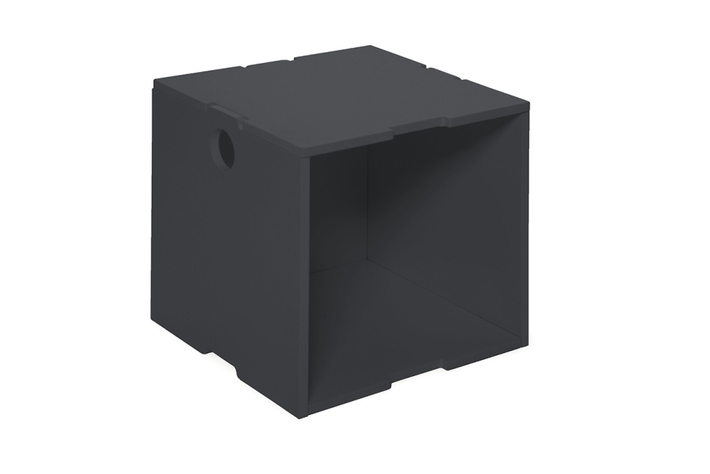 MDF Cm Stacking Cube Dark Charcoal Mk Rr