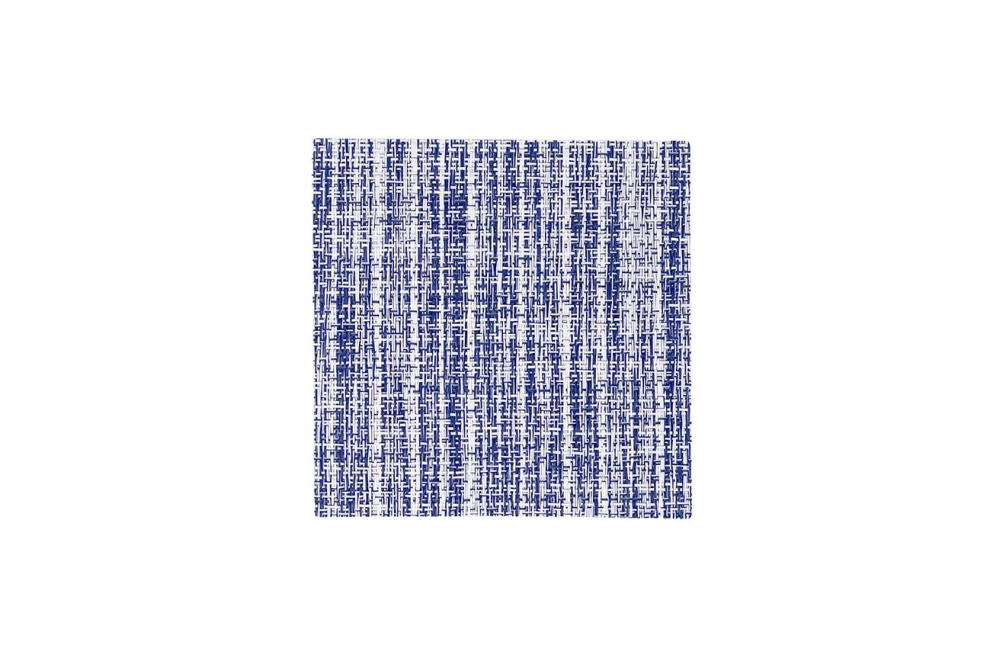 Blue Cross Weave Coasters