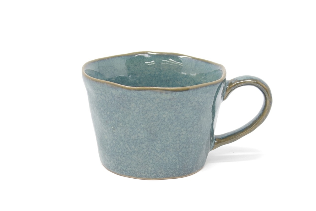 Reactive Glaze Tea Cup Lagoon