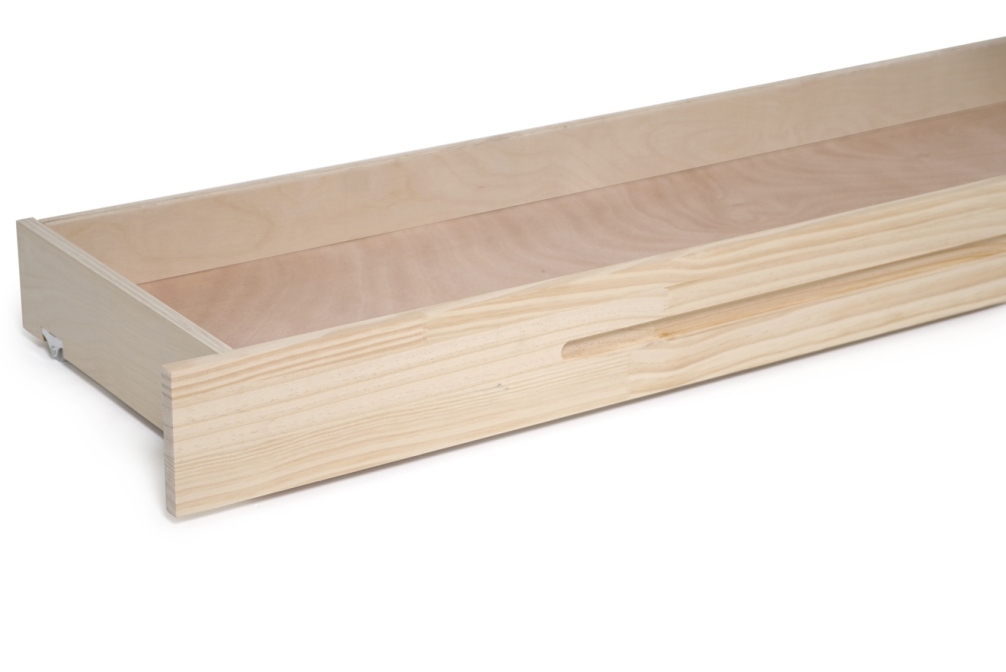 Pine Seat Bifold Storage Drawer Zoom In