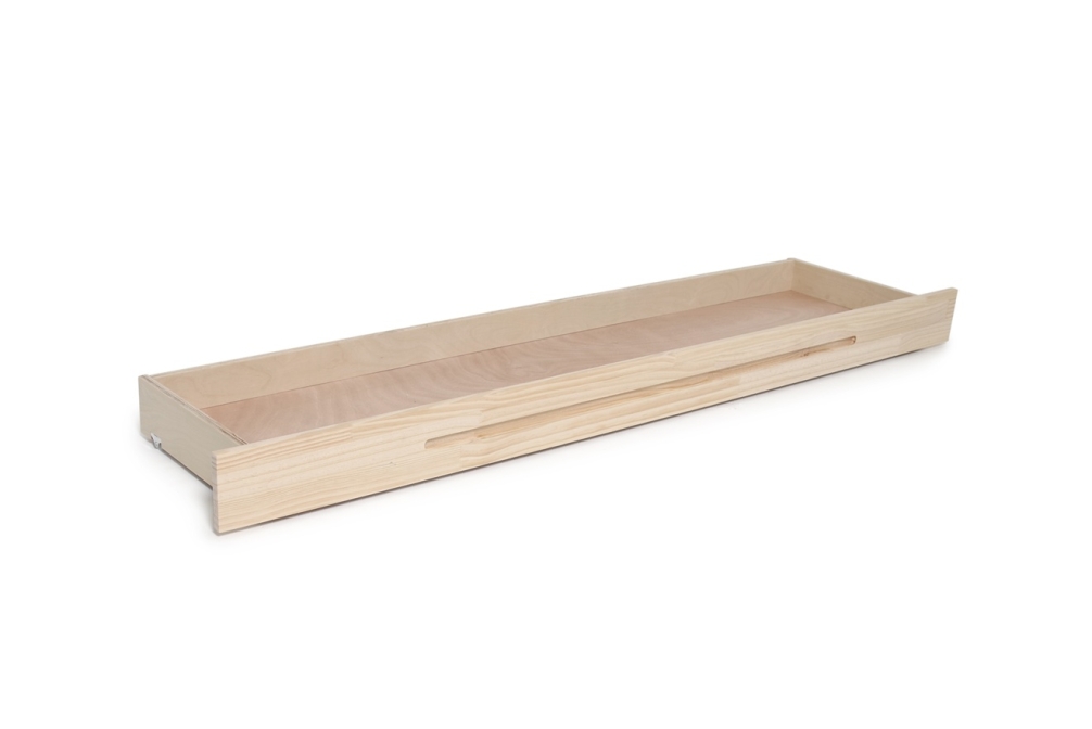 Pine Seat Bifold Storage Drawer