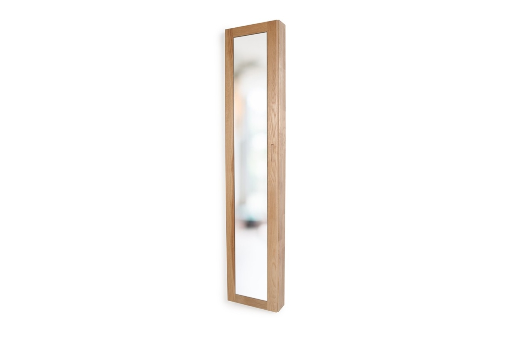 FC Oak Tall Mirror Cabinet Cj L