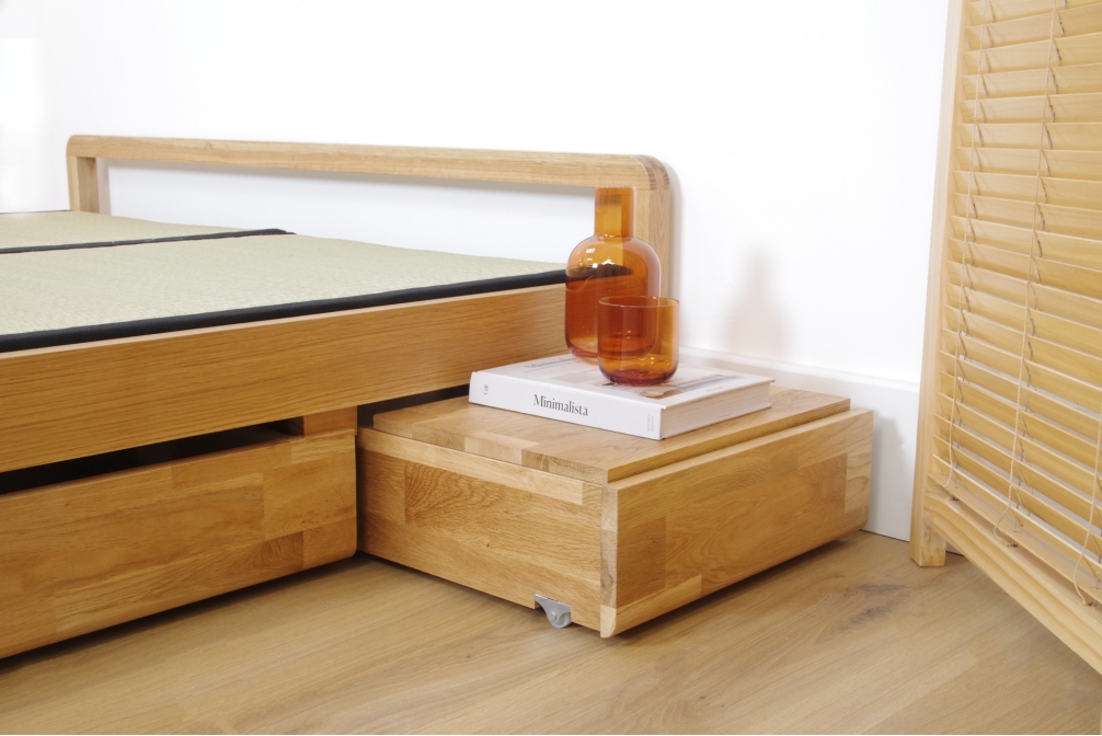 FC Oak Loop Storage Bed LF