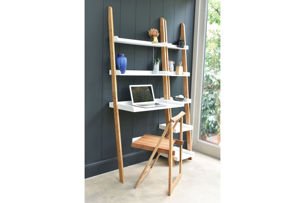 Ladder Desk Bamboo MDF Tpb U