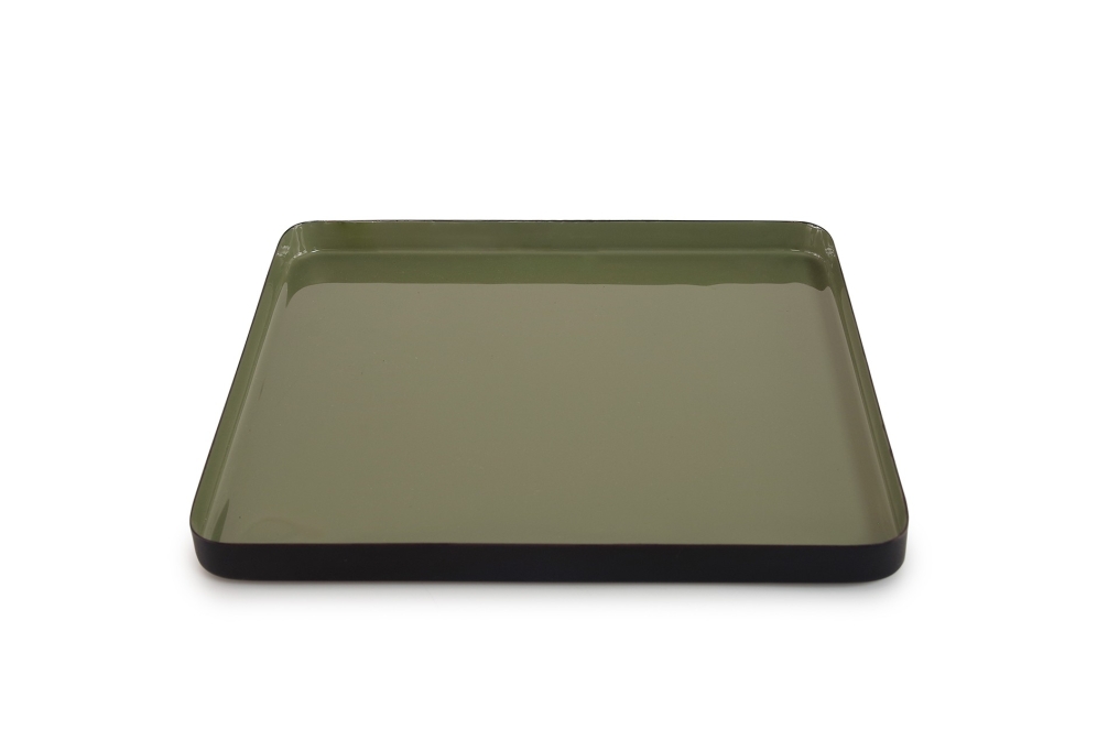 Square Enamel Tray - Medium