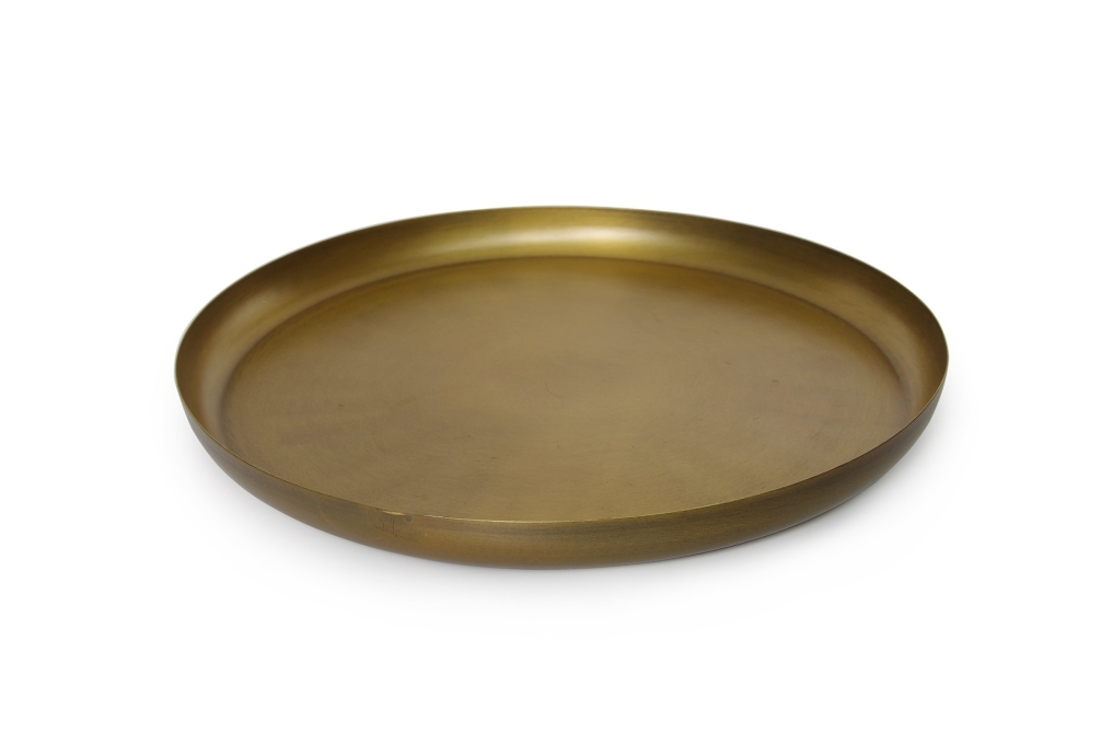 Torei Metal Tray (Antique Brass)