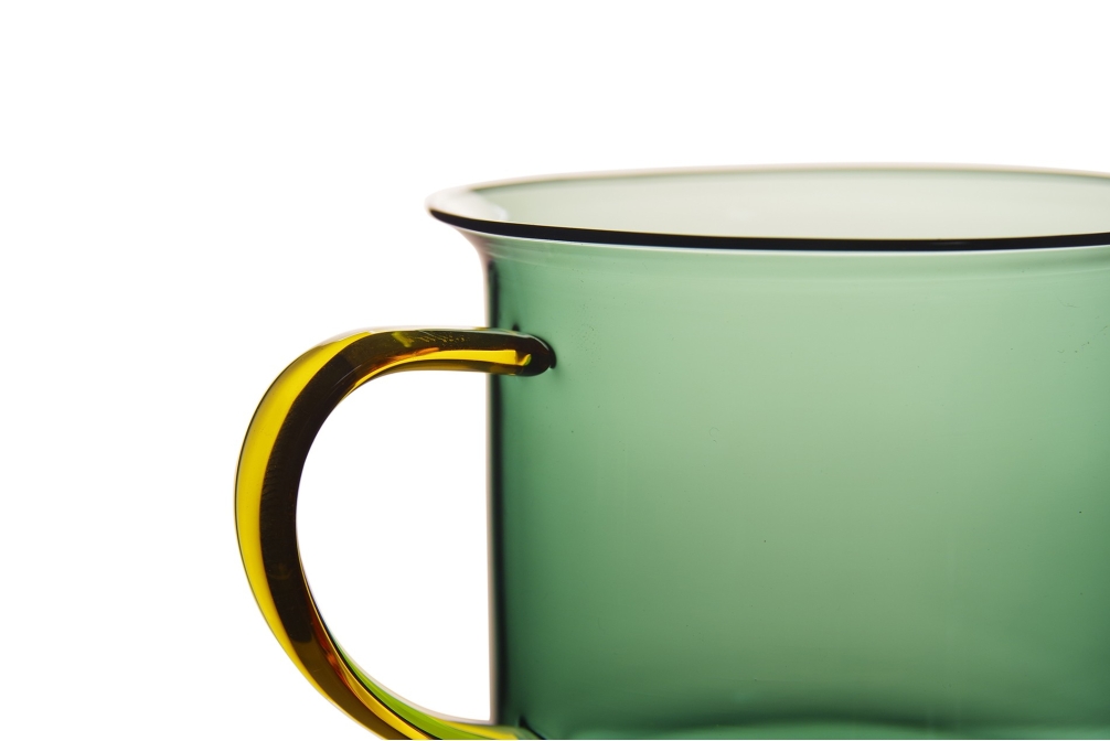 Lucca Coffee Cup (Green & Sauterne)