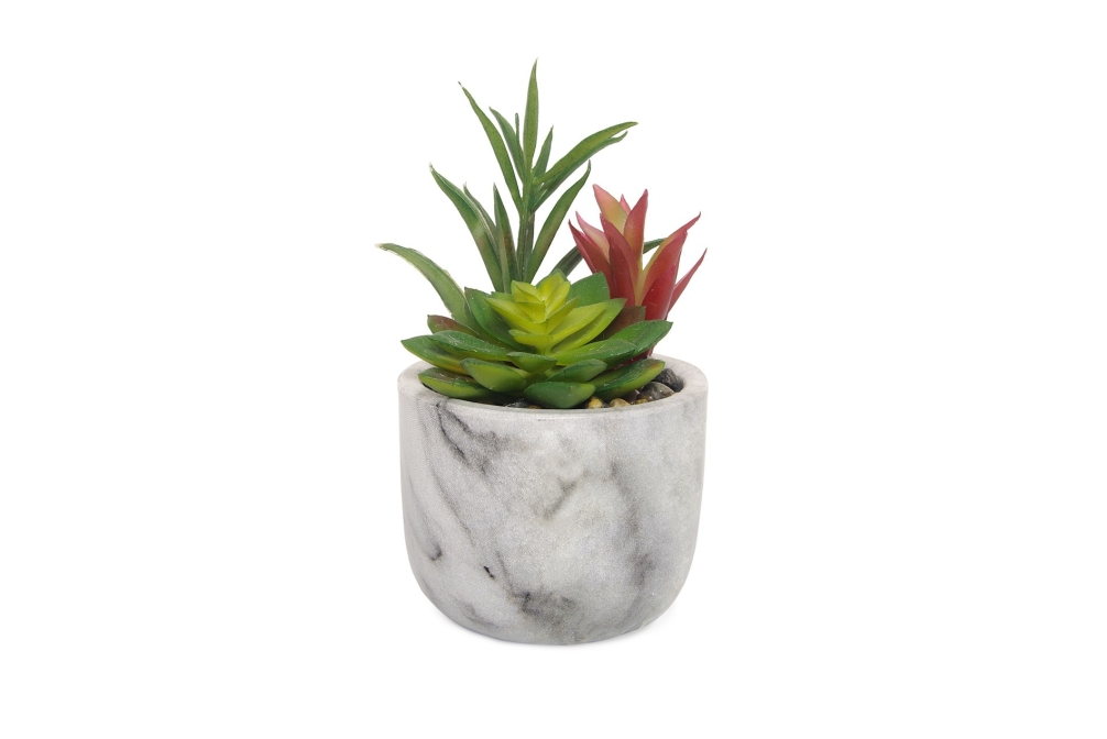 FC Marble Garden Green Plum Faux Plant