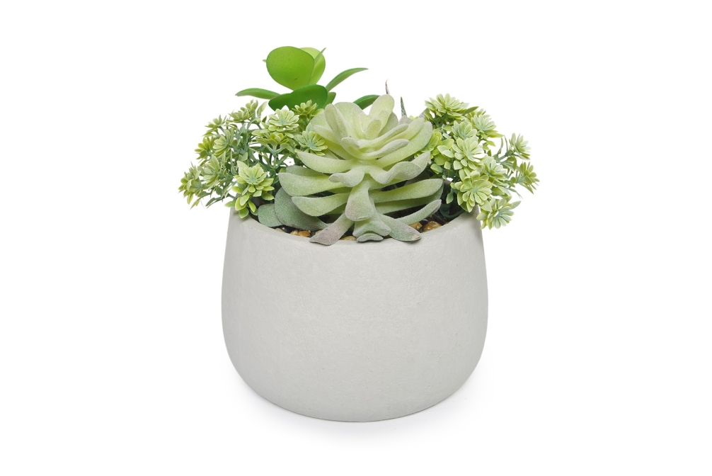 FC Panamint Succulent Garden Green Faux Plant