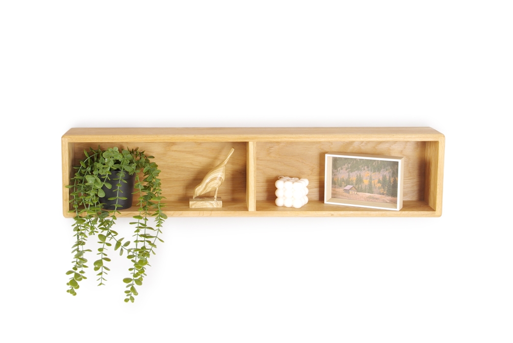 FC Cove Oak Wall Shelf Large