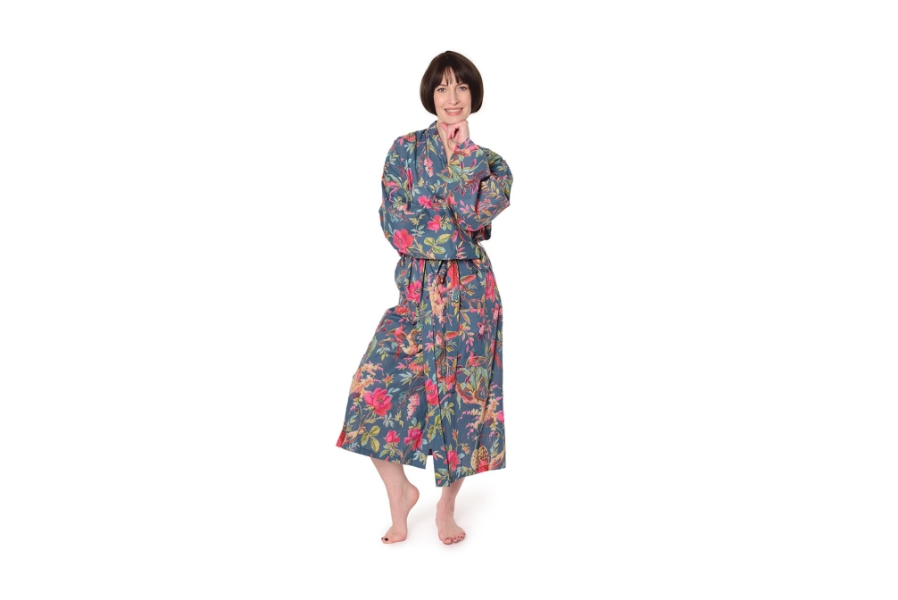 FC Paradise Cotton Bathrobe Nordic Blue