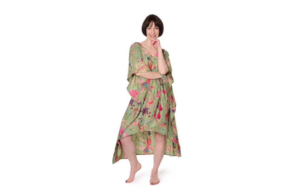 FC Paradise Cotton Kaftan Aspen Green Opo Jk