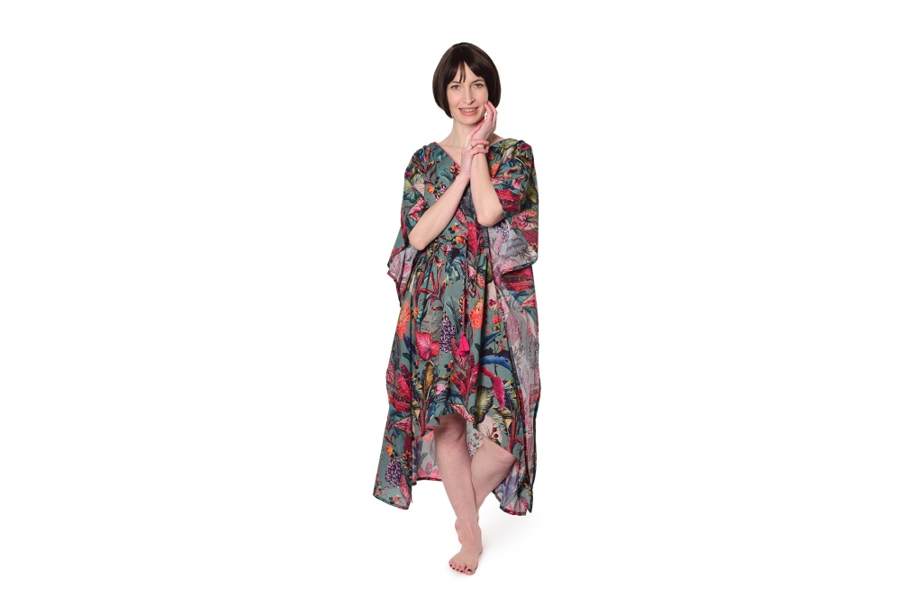 FC Tropical Cotton Kaftan Teale