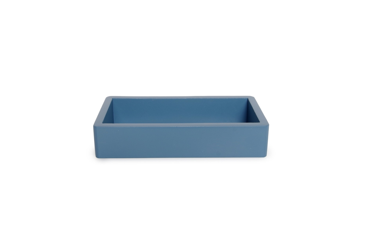 FC Rectangular Mdf Tray Small Blue Y Fw