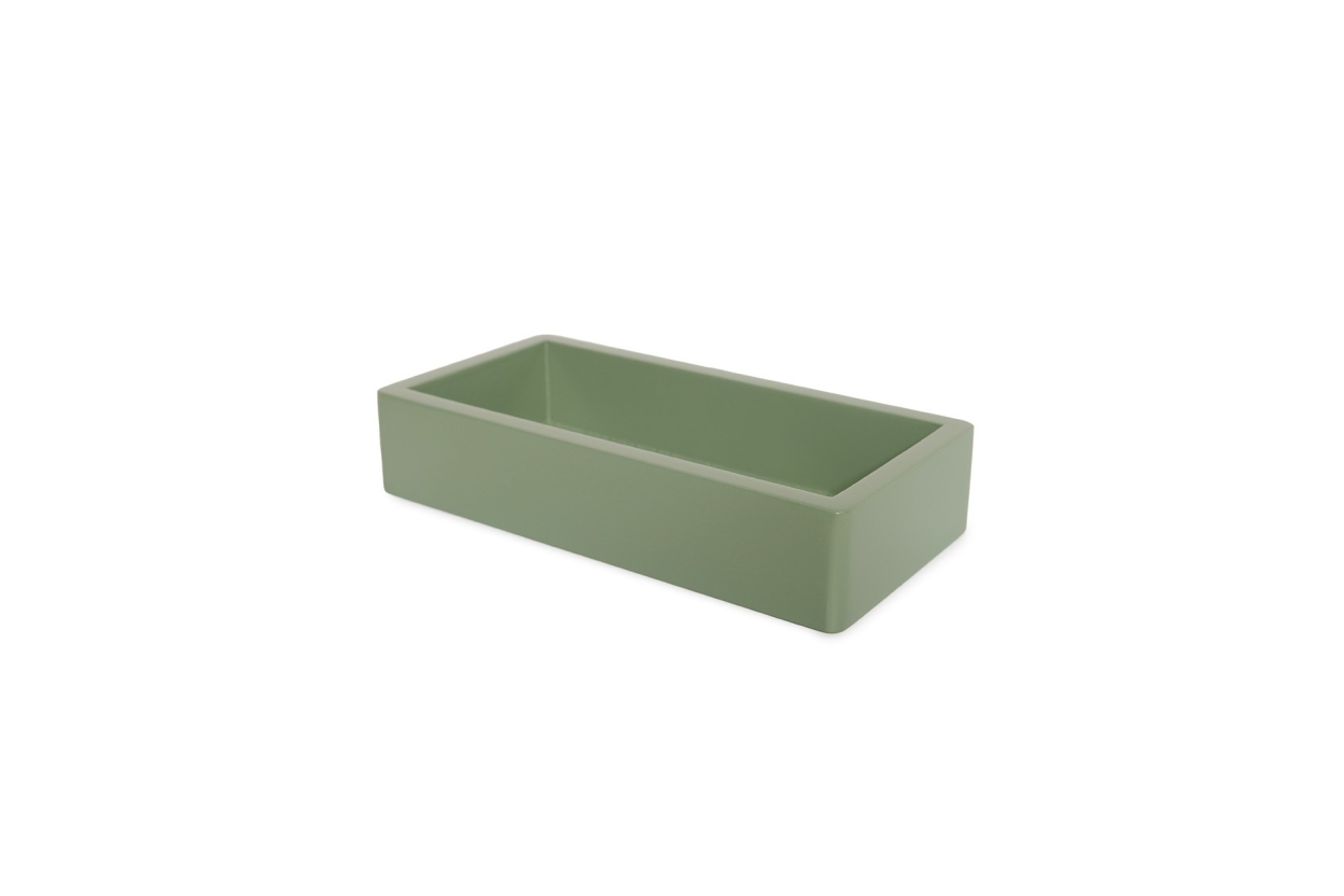 FC Rectangular Mdf Tray Small Green