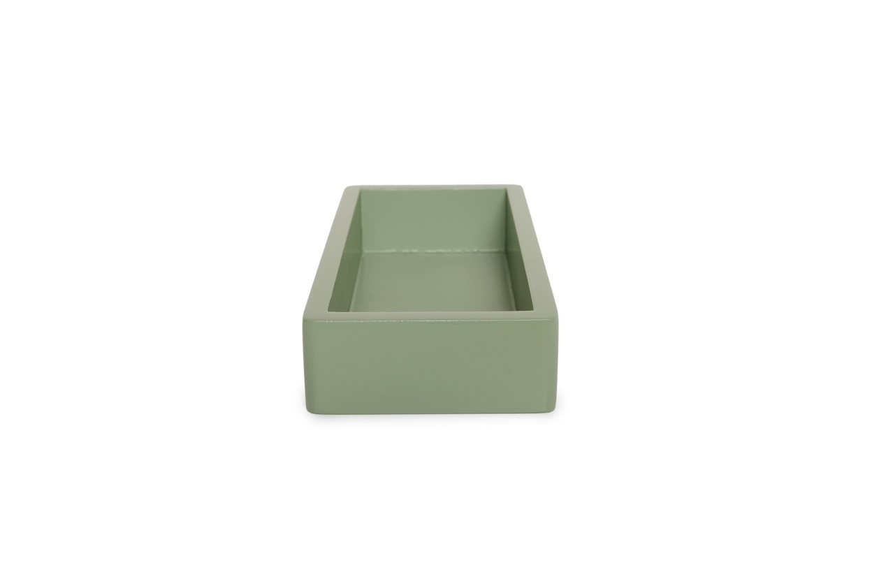 FC Rectangular Mdf Tray Small Green