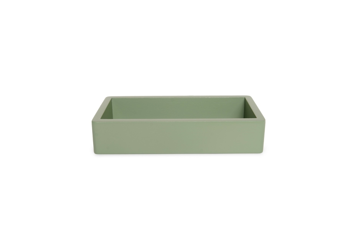 FC Rectangular Mdf Tray Small Green