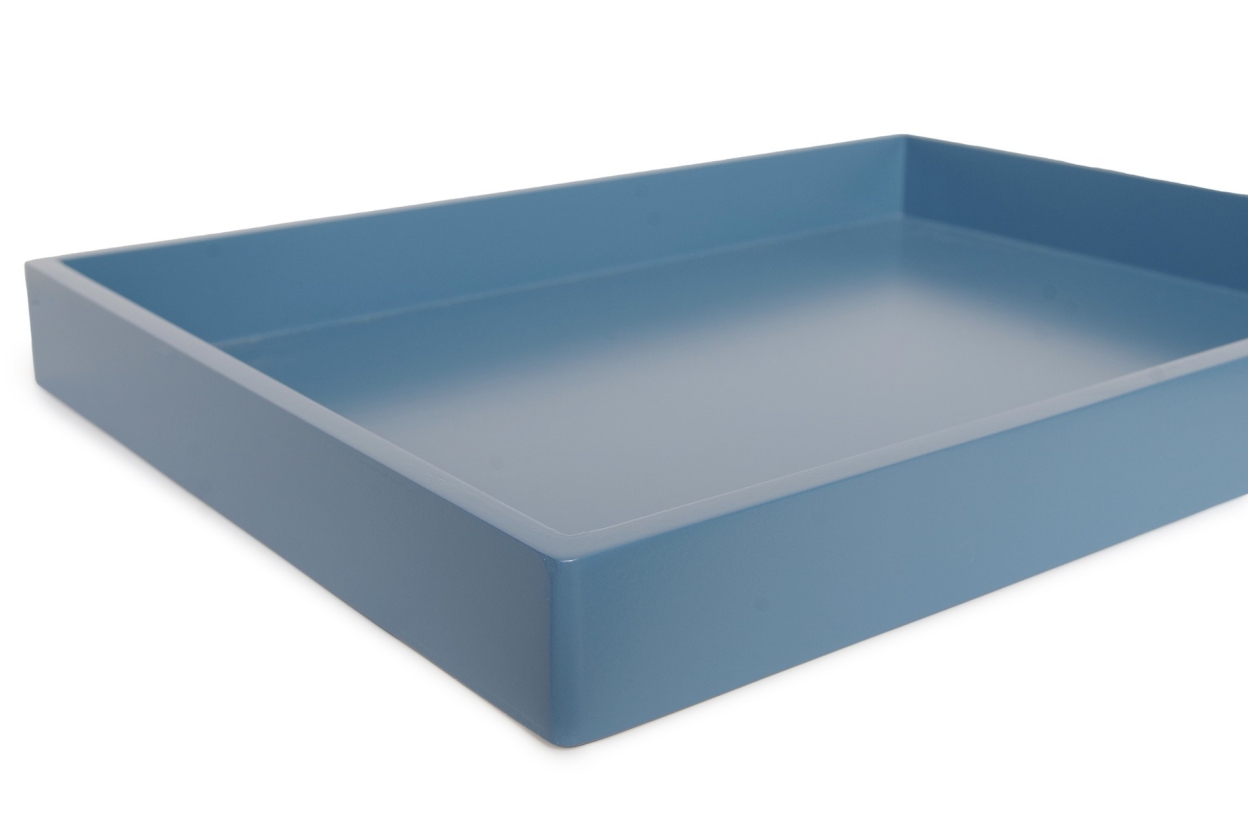 FC Rectangular Mdf Tray Large Blue