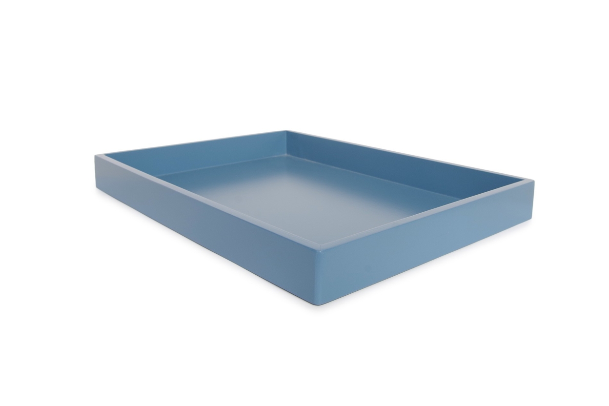 FC Rectangular Mdf Tray Large Blue