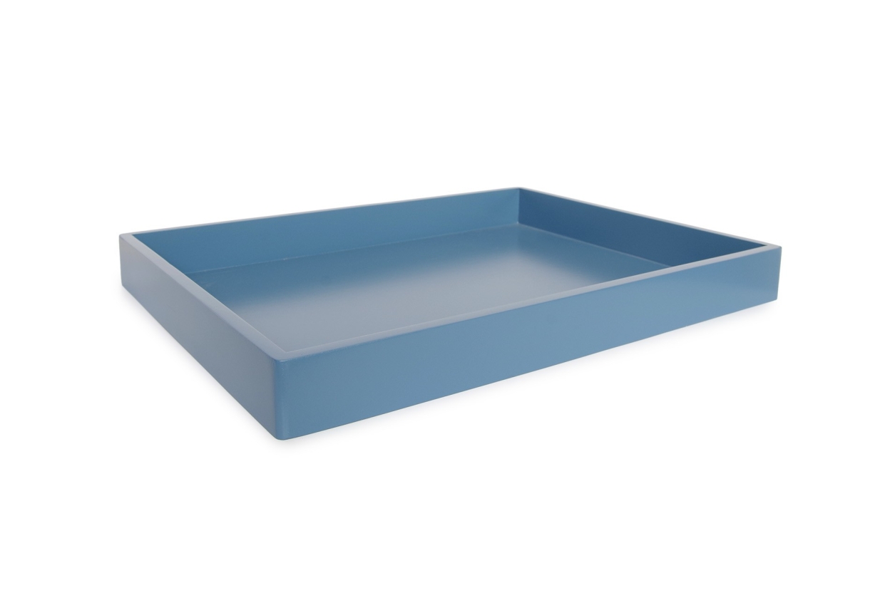 FC Rectangular Mdf Tray Large Blue