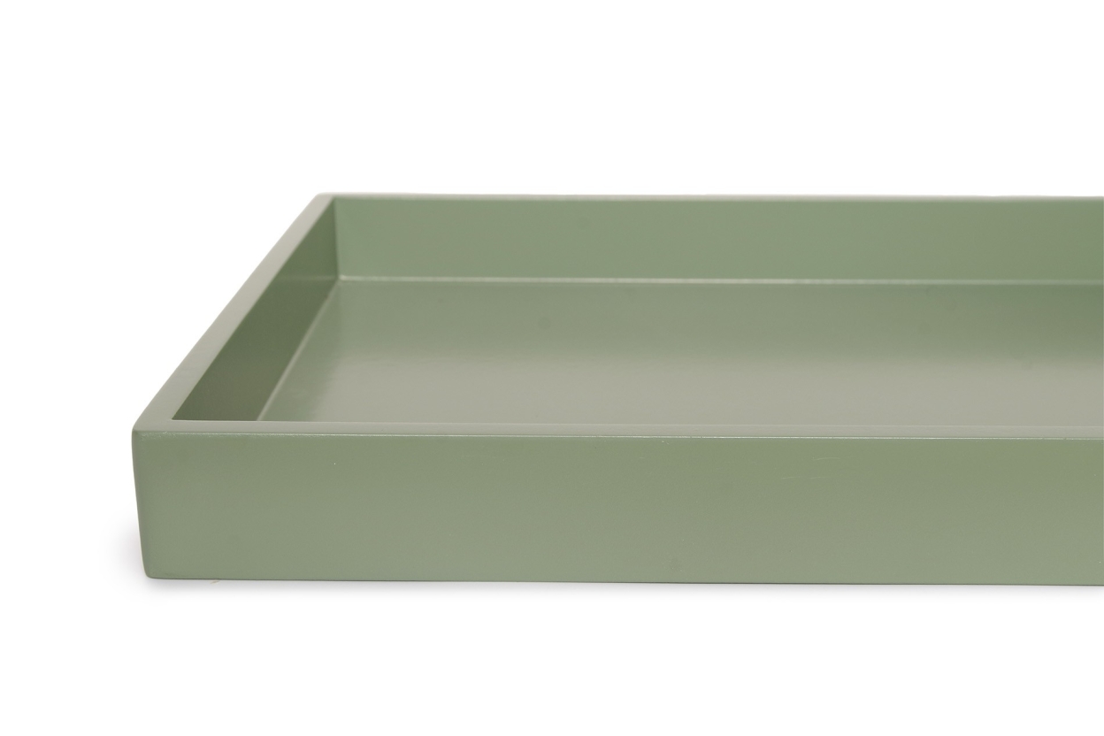 FC Rectangular Mdf Tray Large Green