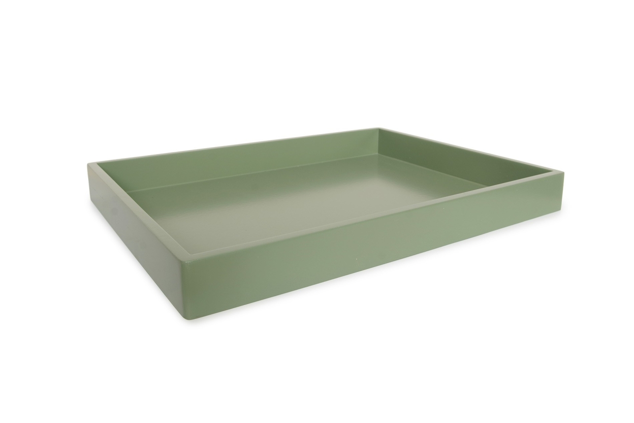 FC Rectangular Mdf Tray Large Green