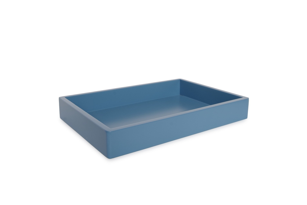 FC Rectangular Mdf Tray Medium Blue